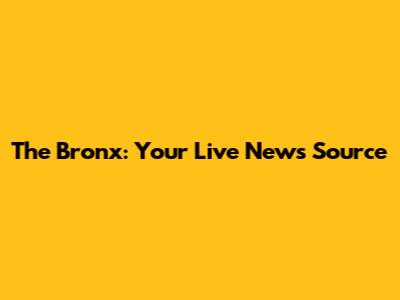The Bronx: Your Live News Source